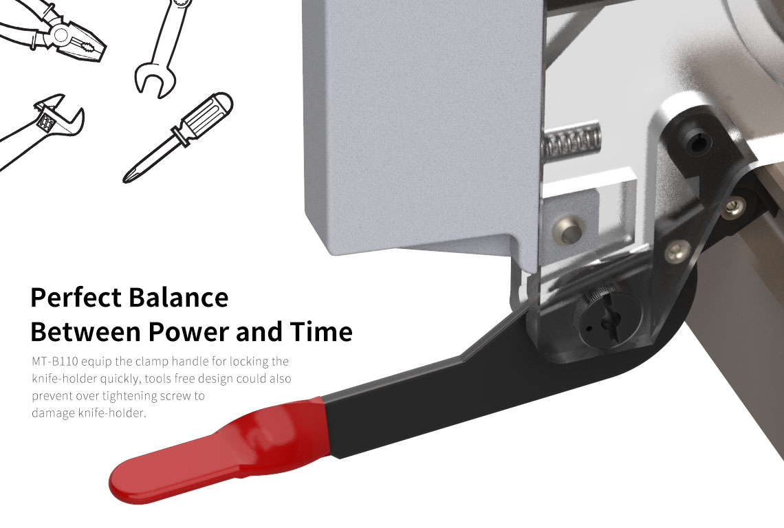 MT-B110 Easy Clamp Type Pneumatic Score Knife holder 